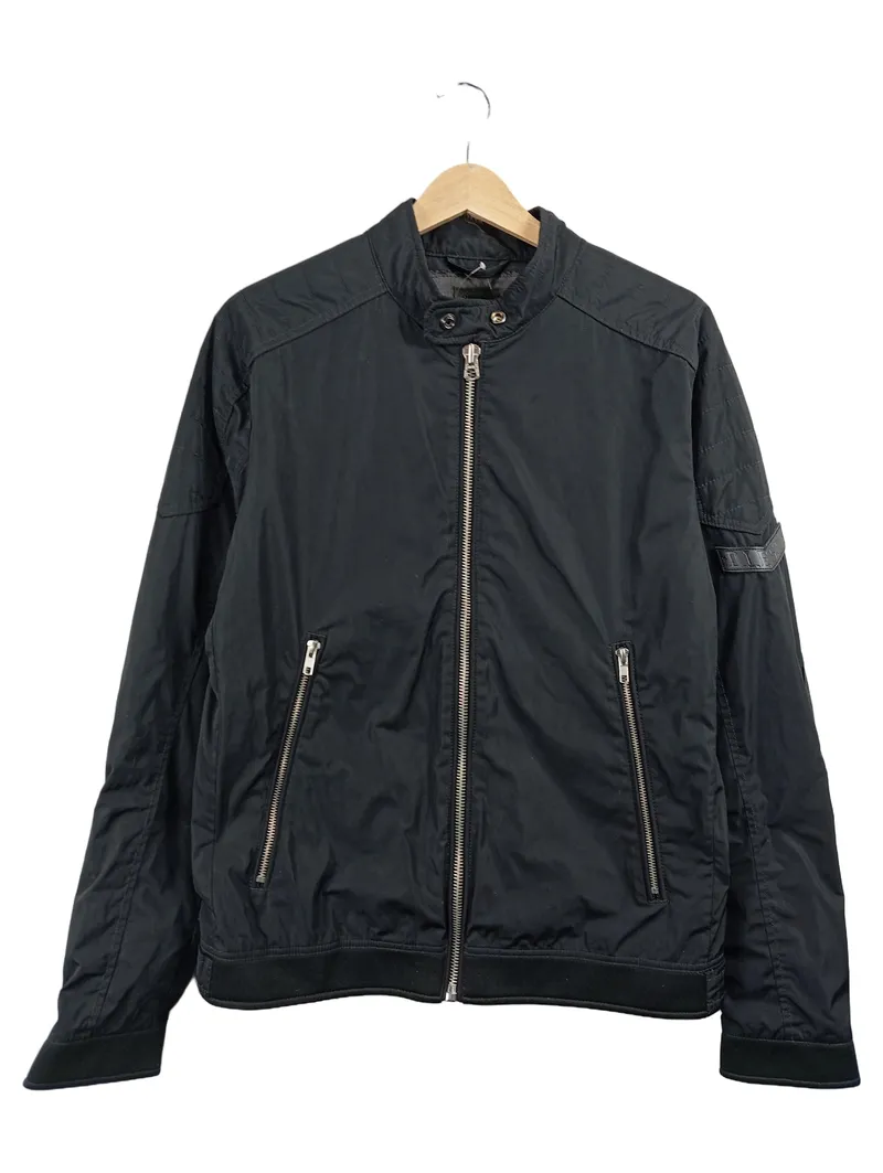 Diesel Herren Blouson Jacke Schwarz Gr. 50 L Übergangsjacke Casual 1