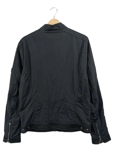 Diesel Herren Blouson Jacke Schwarz Gr. 50 L Übergangsjacke Casual