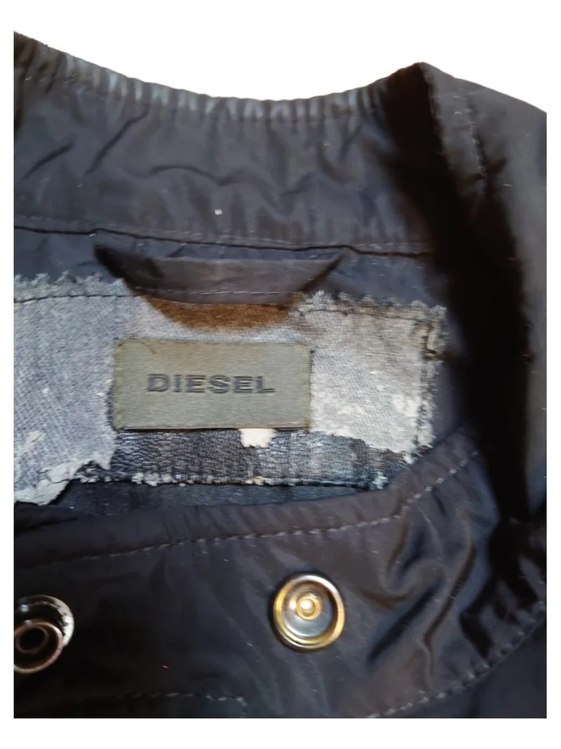 Diesel Herren Blouson Jacke Schwarz Gr. 50 L Übergangsjacke Casual 3