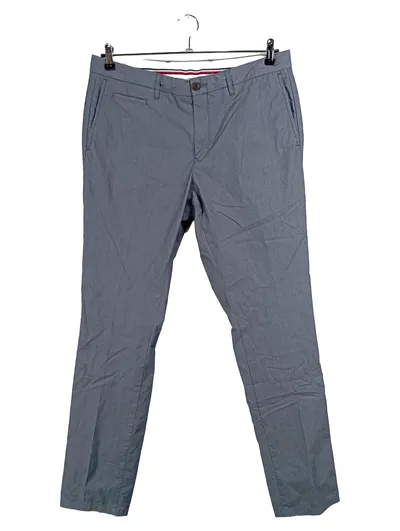 Tommy Hilfiger Herren Stoffhose Chino Grau W36/L33 Gr. 52 Baumwolle