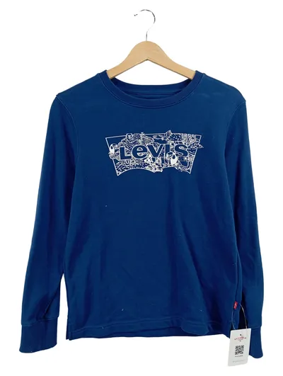 Levi's Kinder Sweatshirt Pullover Blau Gr. 164 Logo-Print Casual