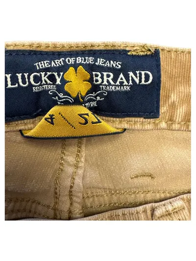 Lucky Brand Damen Cordhose Braun W27 Casual