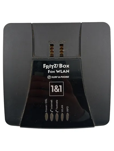 AVM FRITZ!Box Fon WLAN 7113 Router Schwarz 1&1 Edition