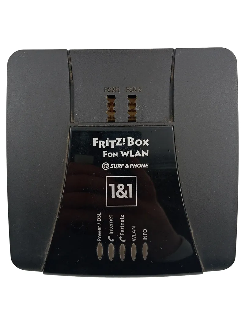 AVM FRITZ!Box Fon WLAN 7113 Router Schwarz 1&1 Edition 1