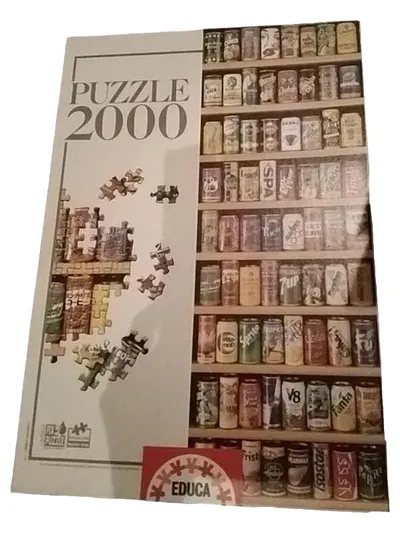 Educa Puzzle 2000 Teile Cans Collection Dosen Sammlung Getränkedosen