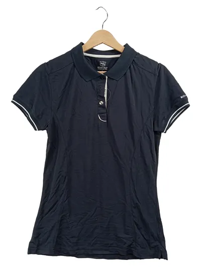 Wilson Staff Damen Poloshirt Gr. 40 L Schwarz Sport Golf Kurzarm