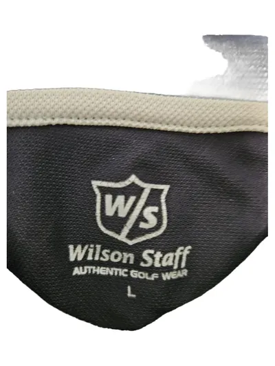Wilson Staff Damen Poloshirt Gr. 40 L Schwarz Sport Golf Kurzarm