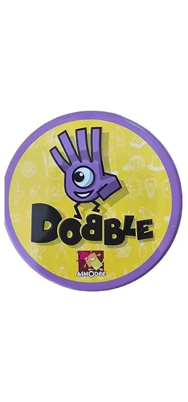 Dobble Kartenspiel Asmodee Reaktionsspiel Familienspiel 5 Spiele in 1