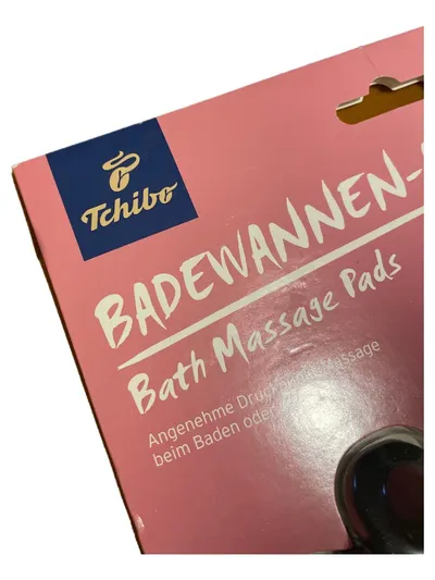 Tchibo Badewannen-Massagepads 2er Set Druckpunkt-Massage Grau NEU