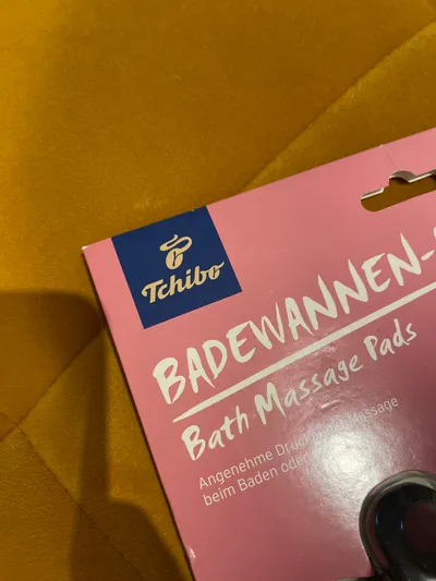 Tchibo Badewannen-Massagepads 2er Set Druckpunkt-Massage Grau NEU