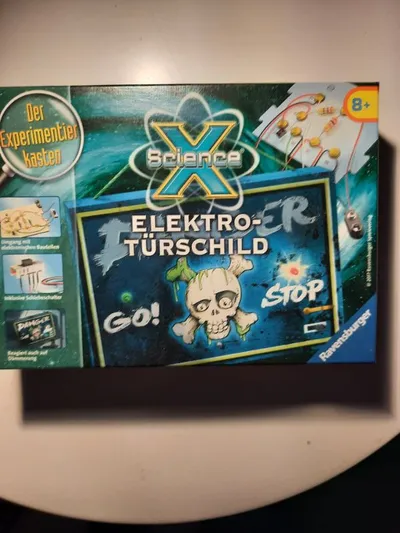 Ravensburger Science X Elektro-Türschild Experimentierkasten Kinder