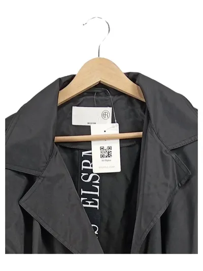 Elias Rumelis Trenchcoat Schwarz Gr. 38 M Casual Leichte Jacke