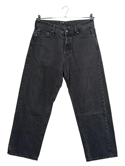 Jack & Jones Herren Jeans Baggy Alex Wide Fit Schwarz Gr. W33, 50, L