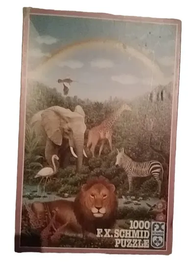 F.X. Schmid Puzzle Safari Tiere Afrika Löwe Elefant 1000 Teile