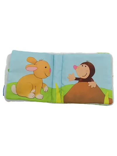 Ravensburger Stoffbuch Hase und Maulwurf Baby Fühlbuch 15 cm