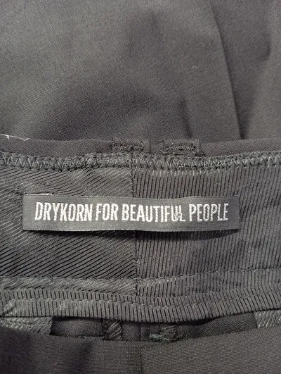 DRYKORN Damen Anzughose Business Stoffhose Schwarz Gr. 44 W35 XXL Wolle