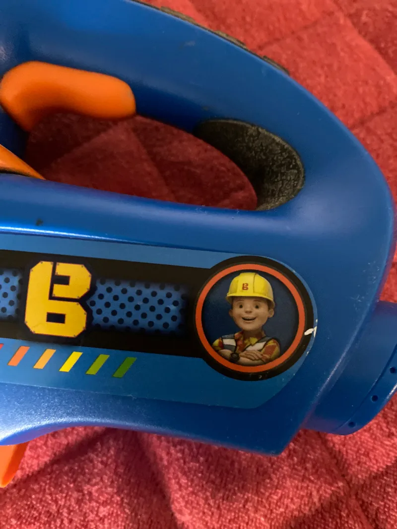 Bob der Baumeister Akkuschrauber Kinderwerkzeug Spielzeug Bohrmaschine 4