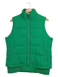 ALEX Damen Steppweste Weste Grün Gr. 42 XL Reißverschluss 1