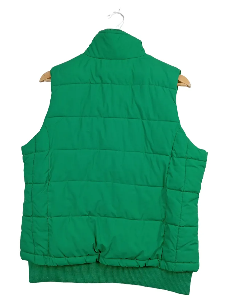 ALEX Damen Steppweste Weste Grün Gr. 42 XL Reißverschluss 2