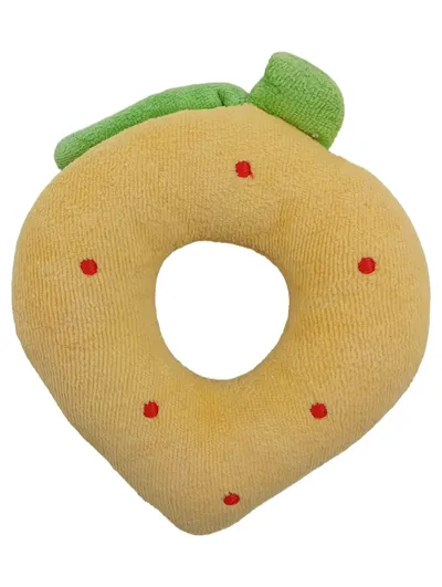 Chicco Greifling Happy Color Baby Spielzeug Gelb Baumwolle