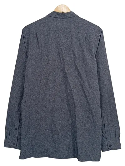 Lacoste Herren Business Hemd Regular Fit Dunkelblau Melange Gr. 40