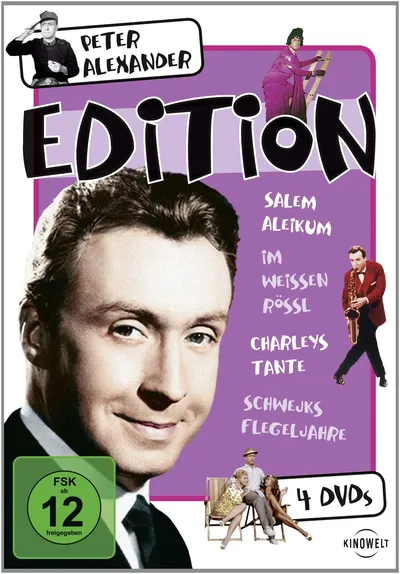 Peter Alexander Edition 4 DVDs Komödie Film Klassiker Box