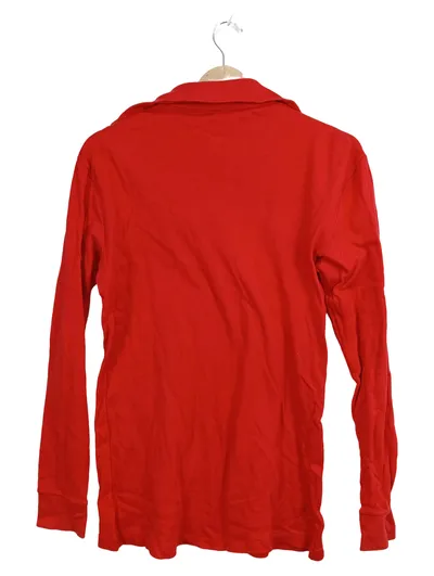 BENGER Damen Pullover Rot Gr. 38 M Baumwolle Reißverschluss Casual