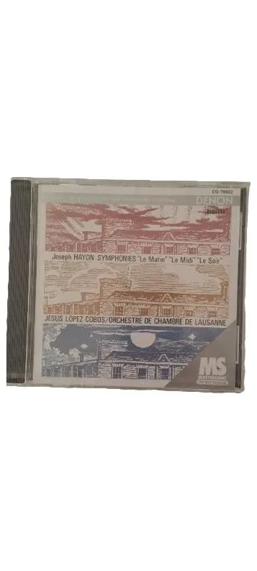 Joseph Haydn: Symphonies Le Matin Le Midi Le Soir Jesus Lopez Cobos CD Denon