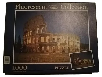 Clementoni Puzzle 1000 Teile Colosseum Rom Fluorescent Leuchtet im Dunkeln