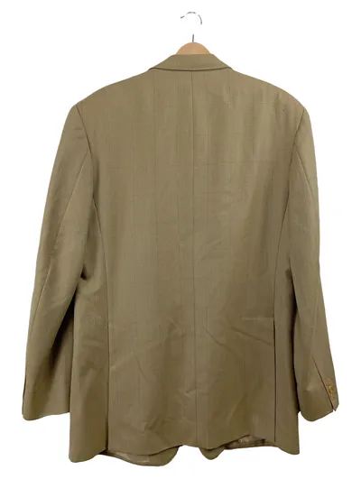 DAKS Sakko Herren Beige Kariert Gr. 56 Klassisch Business