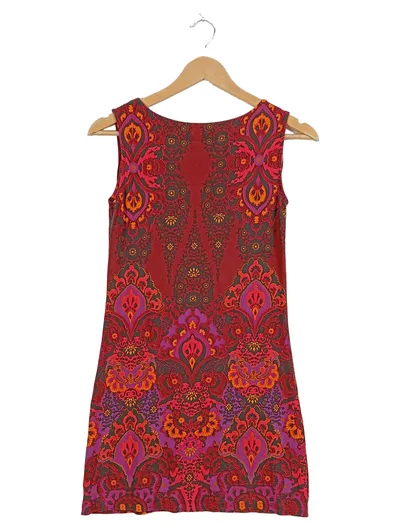 COOL CODE Damen Sommerkleid Freizeitkleid Gr. 36 S Mehrfarbig Paisley Bohemian
