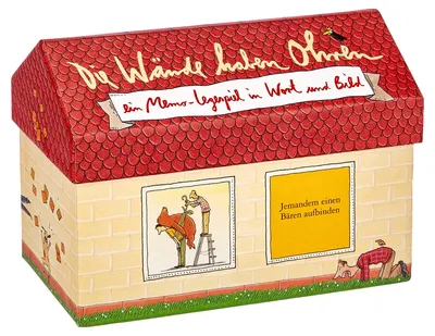 Die Wände haben Ohren Memo Legespiel Gedächtnisspiel Redewendungen Kinder