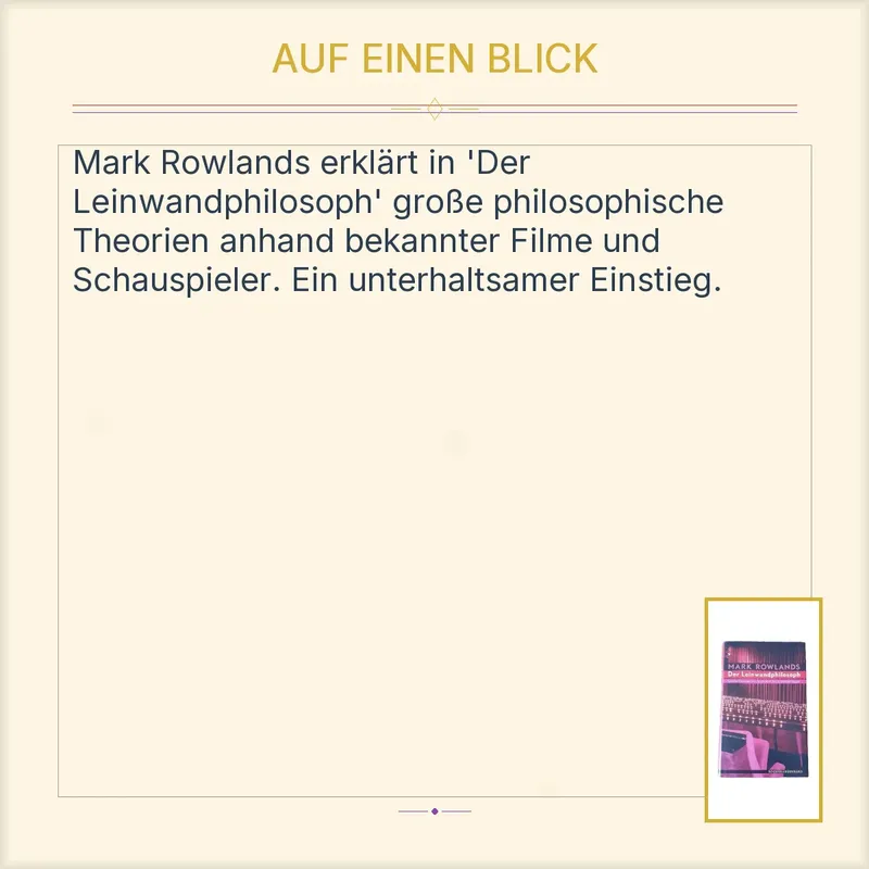 Der Leinwandphilosoph Mark Rowlands Große Theorien Aristoteles Schwarzenegger 2