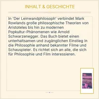 Der Leinwandphilosoph Mark Rowlands Große Theorien Aristoteles Schwarzenegger 3