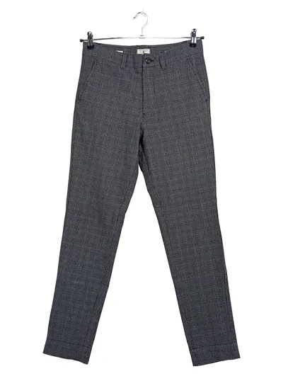 Jack & Jones Anzughose Herren M W32 Grau Kariert Business Hose