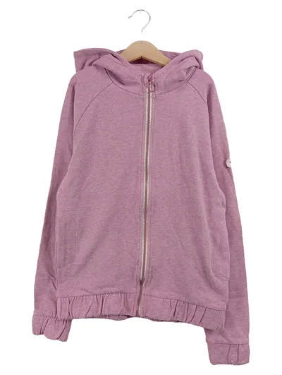 Yigga Sweatjacke Rosa Meliert Kapuze Rüschen Gr. 158