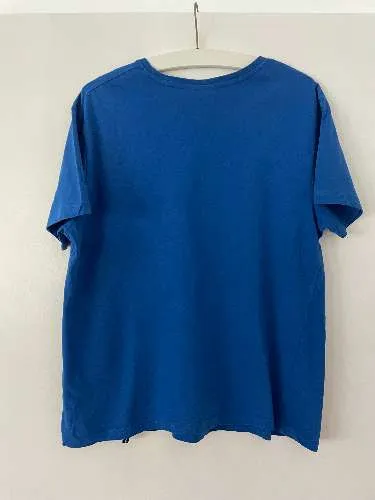 U.S. Grand Polo Herren T-Shirt Blau Gr. 48/M Baumwolle Casual