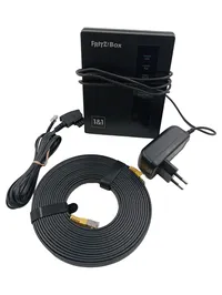 AVM FRITZ!Box 7412 WLAN Router Schwarz 1&1 Edition inkl. Zubehör 1