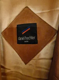 Daniel Hechter Herren Anzugweste Leder Braun Gr. 54 XXL Klassisch 3
