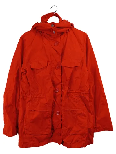 Tchibo Damen Windjacke Rot Gr. 40 L Kapuze Outdoor