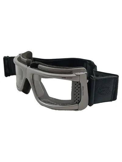 uvex pocket Skibrille Silber Double Lens Anti-Fog Motorstyle