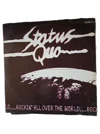 Status Quo - Rockin' All Over the World - Vinyl LP Album Amiga Rock 1