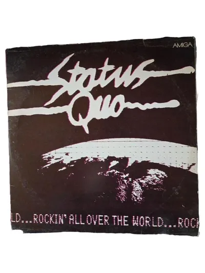Status Quo - Rockin' All Over the World - Vinyl LP Album Amiga Rock