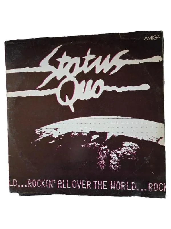 Status Quo - Rockin' All Over the World - Vinyl LP Album Amiga Rock 1