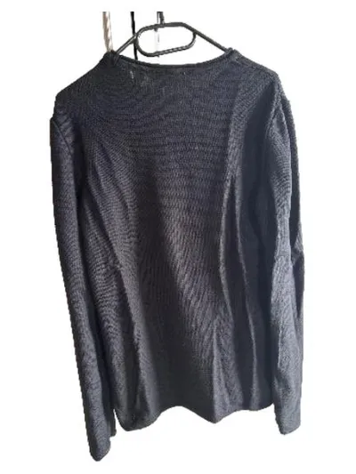 LTB Herren Pullover Strickpullover Schwarz Gr. 50 L Baumwolle Basic