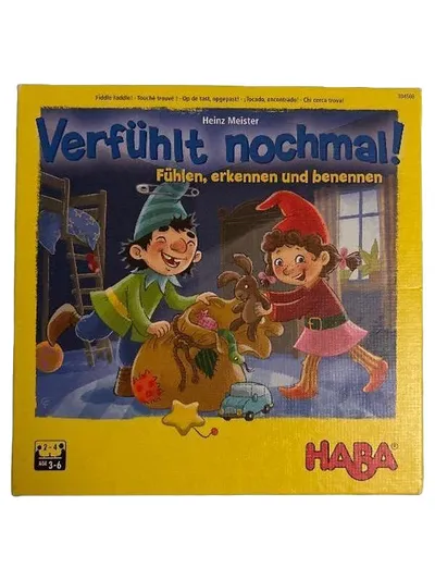 HABA Verfühlt nochmal! Brettspiel Kinderspiel Fühlen Erkennen Heinz Meister