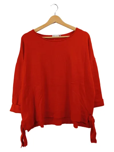 Chelsea Rose Damen Pullover Gr. 42 XL Rot Casual Kaschmir Wolle Oversized