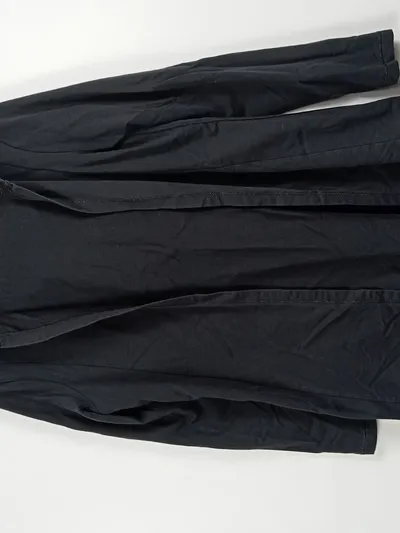 Street One Damen Sweatjacke Kapuze Schwarz Gr. 38 M Baumwolle Casual