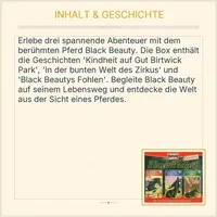 EUROPA Hörspiel für Kinder Black Beauty 01, 3er Box-Pferdebox CD 4