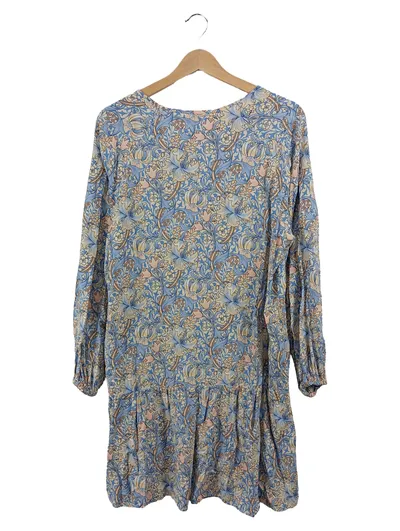 Soyaconcept Sommerkleid Damen Gr. 38 M Mehrfarbig Blumenmuster Viskose Casual